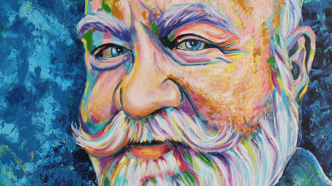 Abstract spiritual painting